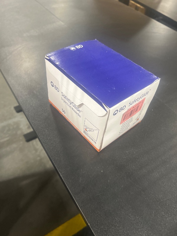 Photo 1 of 
BD SafetyGlide Needle, 25G x 5/8", Safety Hypodermic, 305901 (50 Count)