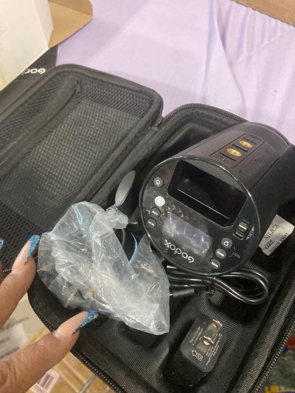Photo 1 of **PARTS ONLY**GODOX AD100Pro Pocket Studio Flash Light Photography Light OLED Screen 5800K 1/8000s Sync TTL/Multi/M Flash Built-in 2.4G Wilreless X System 5 Groups 32 Channels with Rechargeable 2600mAh Battery