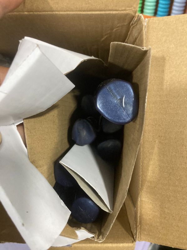 Photo 1 of Rainbow Kitchen Knife Set Non Stick Knives Set with Block Thick Blade Cutlery Knife Block Sets Chef Sharp Quality for Home & Pro Use Best Gift (Blue Handle- Rugged Blue Blade)