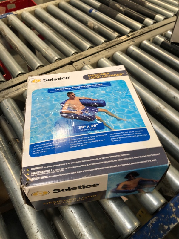 Photo 1 of SWIMLINE SOLSTICE Extra-Large Fabric Covered U-Seat Pool Float U-Seat Lounger Raft For Adults & Kids I Comfortable Sling Seat, Back Rest, Cup Holder, & Quick-Dry Cover For Adult Or Kid Floating