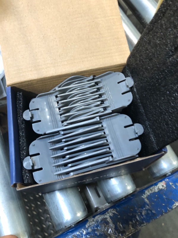 Photo 1 of 3 Inch Hair Clipper Combs Guides, Hair Clipper Guards 1 & 1/4" 1 & 1/2" 2", Mega NO.16 NO.12 NO.10 fits for most Wahl Clippers (8pcs Mega Set, Gray)