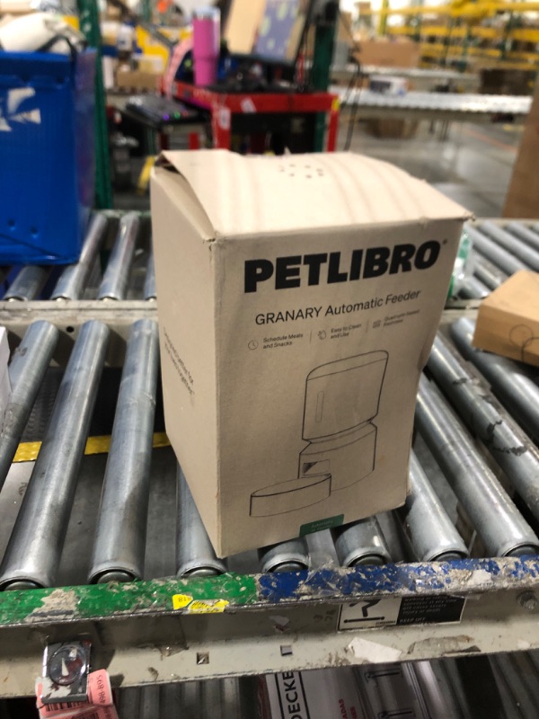 Photo 1 of PETLIBRO Automatic Cat Feeder, Automatic Cat Food Dispenser with Freshness Preservation, Timed Pet Feeders for Dry Food, Up to 50 Portions 6 Meals Per Day, Granary Pet Feeder for Cats Dogs