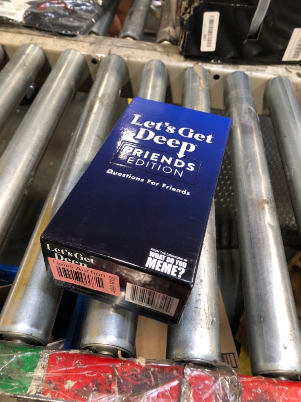 Photo 1 of Let's Get Deep: Friends Edition by Relatable, Fun Group Card Game, Easy Adult Game for Game Night, Perfect for Party Games with Friends, Includes 400 Question Cards, Three Increasingly Personal Levels