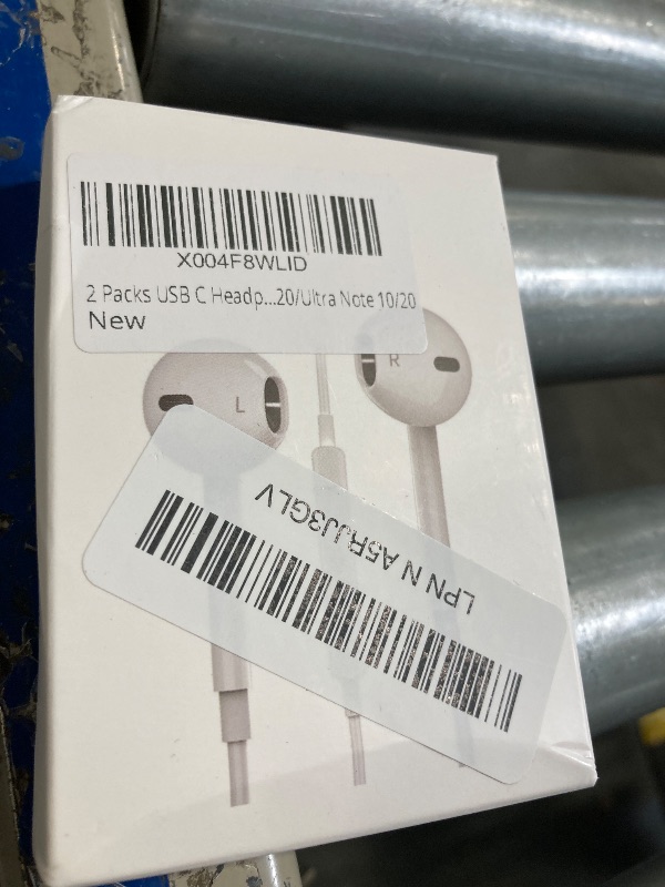 Photo 1 of 2 Packs USB C Headphones for iPhone 16/15 Pro Max Plus Type C Earbuds Wired Earphones with Mic & Remote Control Noise Cancelling for iPhone 16/15 pro, iPad Pro, Galaxy S23/S22/S21/S20/Ultra Note 10/20