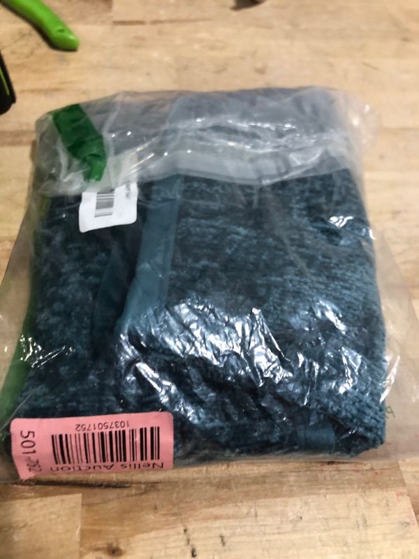 Photo 1 of **ONLY ONE***FUTEI Teal Chenille Throw Pillow Covers 16x16 Inch Set of 2,Soft Velvet Cushion Case,Home Decor for Couch Bed Living Room