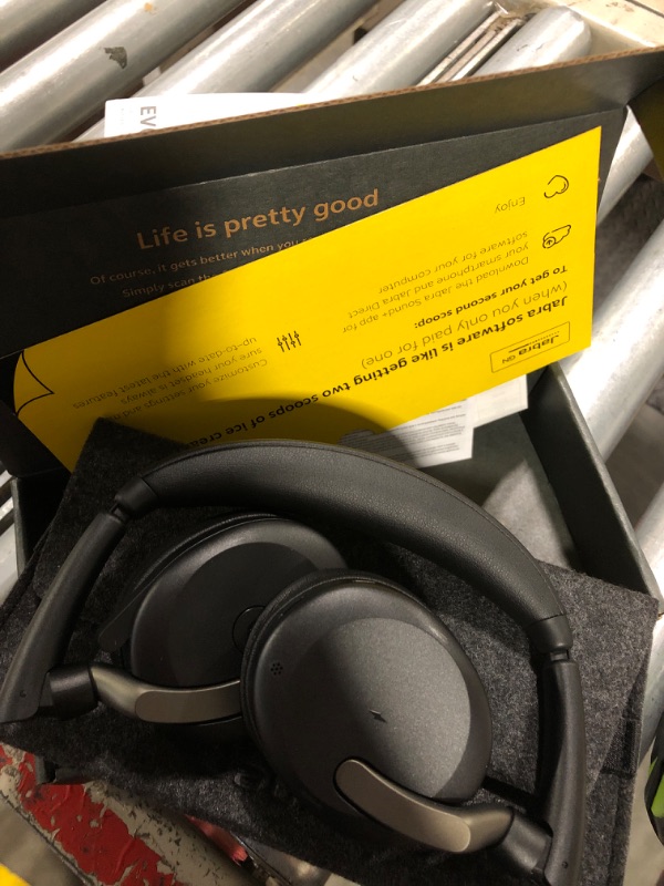 Photo 1 of Jabra Evolve2 65 Flex Wireless Stereo Headset - Bluetooth, Noise-Cancelling ClearVoice Technology & Hybrid ANC - Certified for Microsoft Teams - Black
