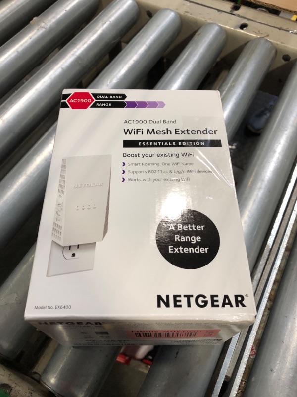 Photo 3 of NETGEAR WiFi Mesh Range Extender EX6400 - Coverage up to 2100 sq.ft. and 35 devices with AC1900 Dual Band Wireless Signal Booster & Repeater (up to 1900Mbps speed), plus Mesh Smart Roaming