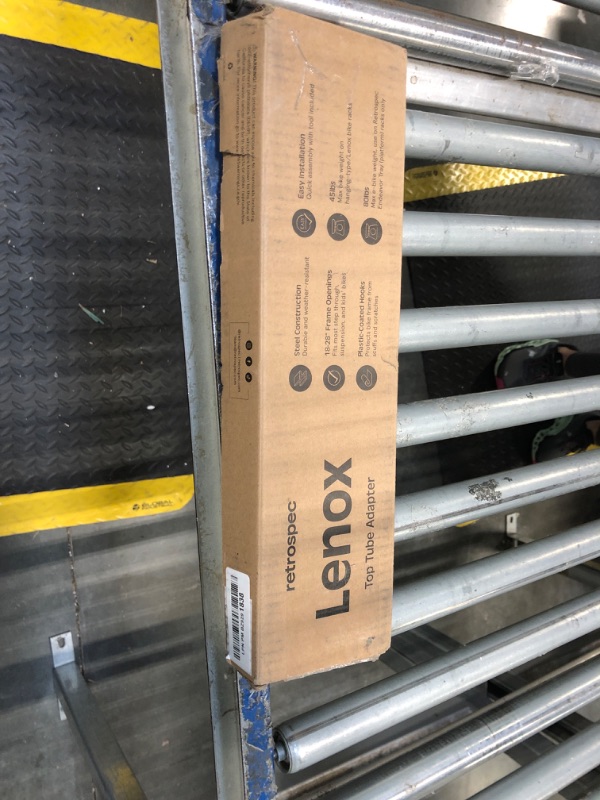 Photo 1 of Retrospec Bike Rack Cross-Bar Top Tube Adjustable Adapter, Black, 18"-28" (3545)