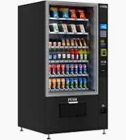 Photo 1 of 
Refrigerated Snack and Drink Vending Machine with 60 Slots, Bill Acceptor and Credit Card Reader in Black (KM-VMR-40-BR)