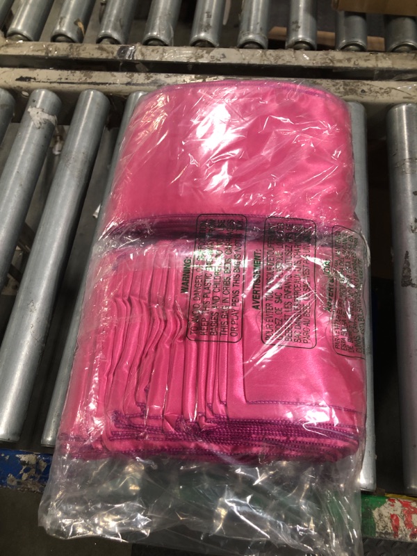 Photo 1 of 100 PCS Satin Chair Sashes Decorative Bow Chair Sashes Ties Chair Ribbon Bows Chair Cover Band for Wedding Party Ceremony Reception Event Banquet Hotel Birthday Home Kitchen Decor(7 x108inch,Hot Pink)