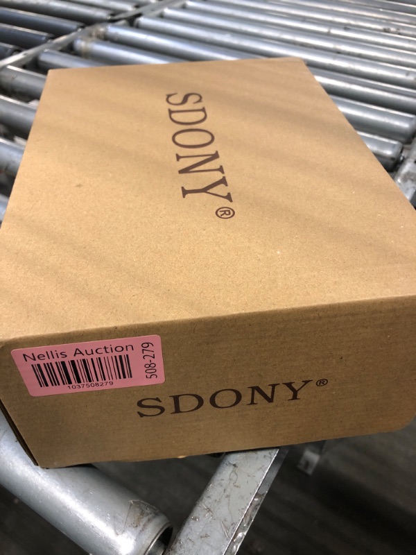 Photo 1 of SDONY Women's Ankle Boots Low Heels Chunky Fashion Zipper Dressy Booties for Women(6M, White)