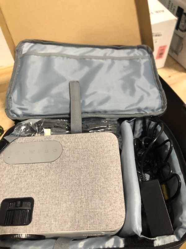 Photo 1 of **USED**FANGOR 1080P HD Projector, WiFi Bluetooth Projectors, Max 230” Projection Screen Portable Home Theater Video Movie Proyector With Tripod, Compatible with HDMI, USB, Laptop, iOS & Android Phone
