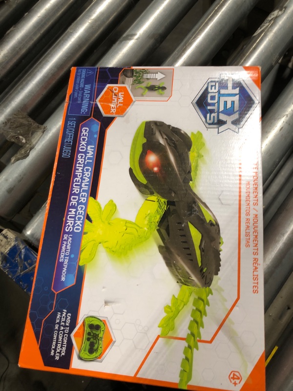 Photo 1 of HEX BOTS Wall Crawler Gecko, Rechargeable Remote Control Robot Kids Toys, Climbs up Walls for Prank Toys & Games, RC Robot Toys for Boys & Girls Ages 4 & Up