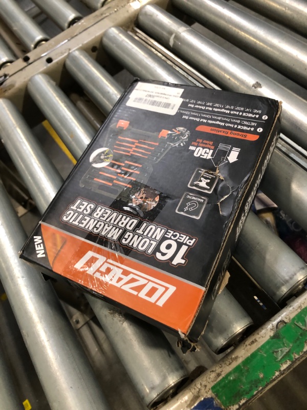 Photo 1 of LOZAGU 16Pcs Long Magnetic Nut Driver Set for Impact Drill | 6 Inch Long Nut Driver Set | SAE and Metric | 1/4 Inch Hex Shank | Cr-V Steel (16PCS Magnetic Nut Driver (Long))