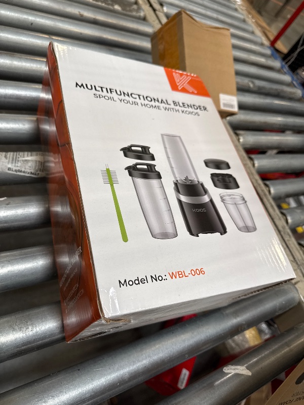 Photo 1 of KOIOS Blender for Smoothies, 1000W Personal Blender and Grinder Combo for Kitchen with 2x27oz Portable Smoothie Cups with To-Go Lids 12oz Coffee Cup with Seal Cover Non-BPA for Baby Food, Ice Drinks