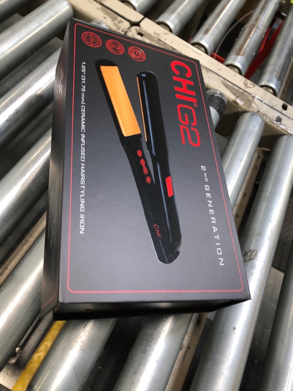 Photo 1 of CHI G2 Flat Iron, Hair Straightener For A Smooth Finish, Ceramic Heater For 40 Second Heat Up, Durable Design, 1.25" Iron