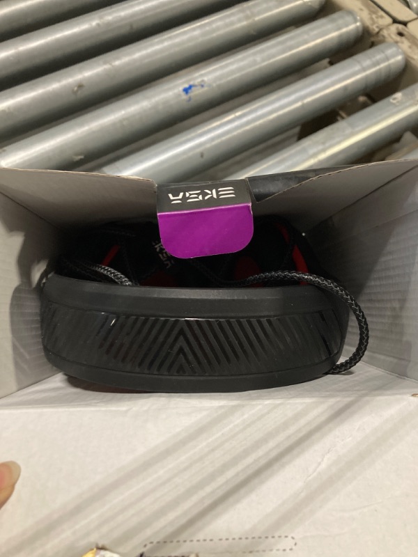 Photo 1 of EKSA E1000 Gaming Headset, Computer Headphones with Noise Canceling Mic & RGB Light, 7.1 Surround Sound, Compatible with PC, PS4 PS5 Console, Laptop (Red)