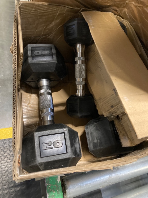 Photo 1 of      Rubber Hex Dumbbell Hand Weight