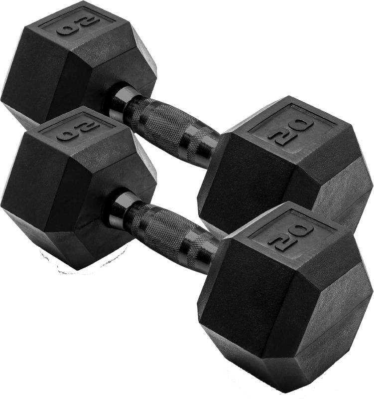 Photo 1 of      Rubber Hex Dumbbell Hand Weight