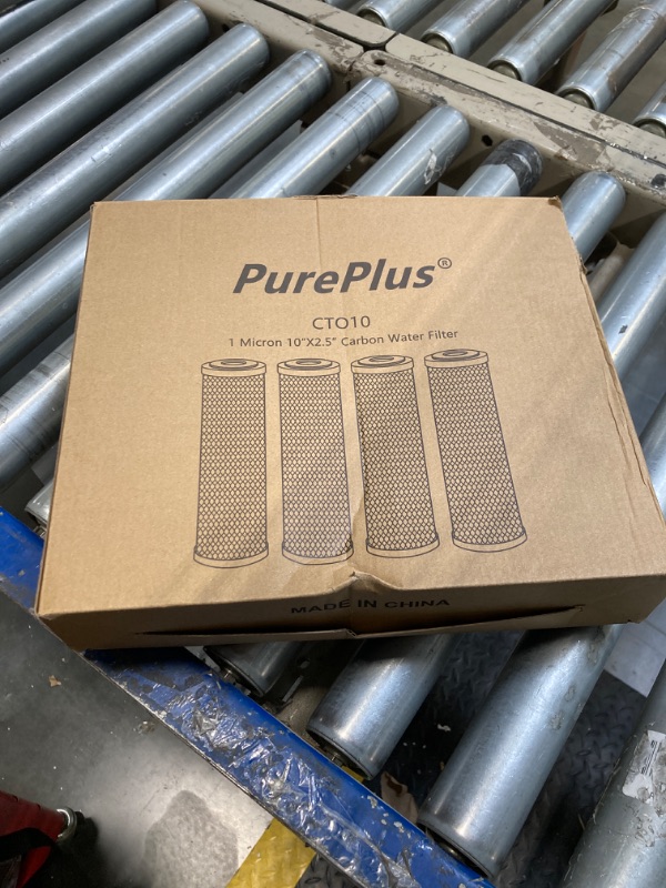 Photo 1 of 1 Micron 2.5" x 10" Whole House CTO Carbon Water Filter Cartridge Replacement for Under Sink Water Filter System, Dupont WFPFC8002, WFPFC9001, FXWTC, SCWH-5, WHEF-WHWC, WHCF-WHWC, AMZN-SCWH-5, 4Pack