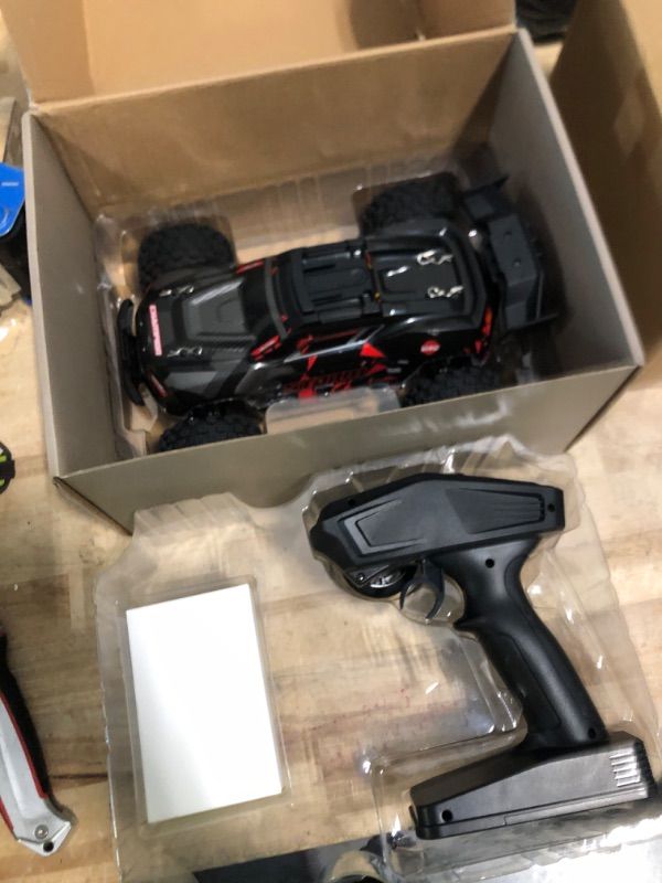 Photo 1 of KGF 1:18 Scale All Terrain RC Cars, 40km/h High Speed Remote Control Car, 2.4Ghz RC Car Toys Gifts for Kids and Adults, 4WD Electric Vehicle with 2 Rechargeable Batteries, Off Road Monster Truck