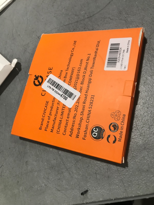 Photo 1 of CIVICASE for iPhone 13 Wallet Case,Leather Flip Case [RFID Blocking] Credit Card Holder Folio Magnetic Stand TPU Shockproof Cover Color Matching for iPhone 13 (6.1") Red Brown