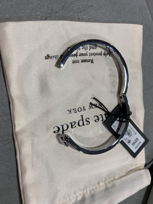 Photo 1 of kate spade new york Heart You Hinged Bangle, Silver