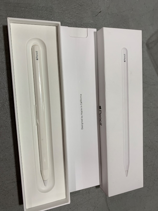 Photo 1 of Apple Pencil (2nd Generation): Device Compatibility Check Required - Pixel-Perfect Precision, Perfect for Note-Taking, Drawing, and Signing documents. Attaches, Charges, and Pairs magnetically.