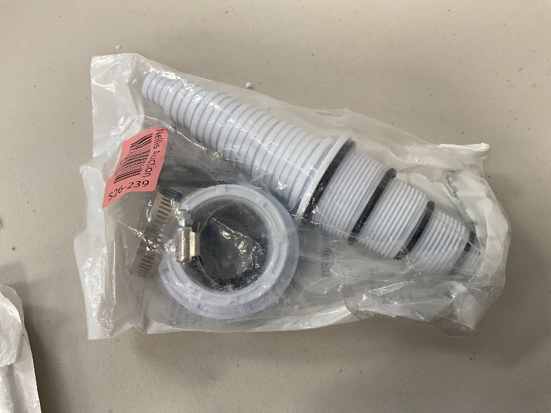Photo 1 of Sealproof Pool Hose Adapter, 30 Configurations, Compatible with Most Pumps, Skimmers, and Filters, White
