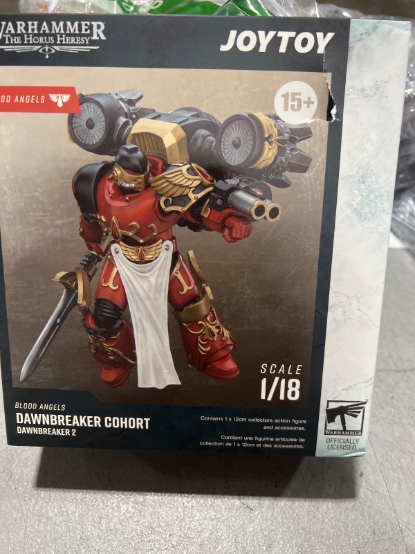 Photo 1 of JOYTOY DAWNBREAKER 2 HORUS HERESY 1:18 WARHAMMER 40K BLOOD ANGELS COHORT FIGURE