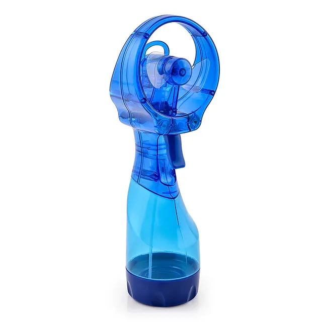 Photo 1 of O2COOL Deluxe Handheld Battery Powered Water Misting Fan (Light Blue)