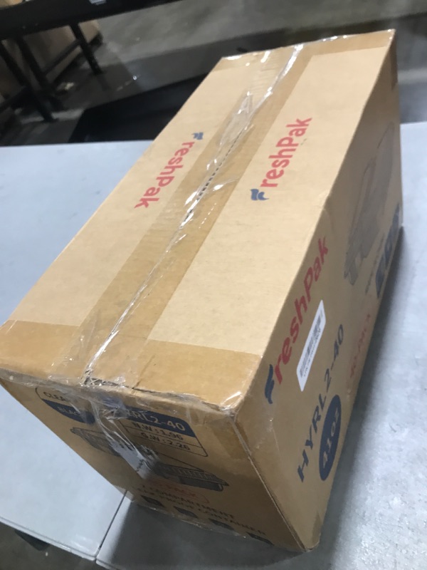 Photo 1 of FRESHPAK Meal Prep Container, 2-Compartment 40-Pack To Go Containers with Lids Reusable BPA Free Microwave and Freezer Safe Bento Boxes Ideal for Portion Control Food Storage(40oz)