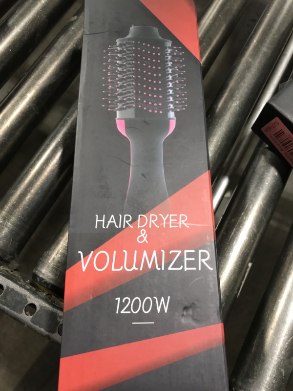 Photo 1 of Hair Dryer Brush Blow Dryer in One Upgraded 4 in 1 Hair Dryer and Styler Volumizer with Negative Ion Anti-frizz Ceramic Titanium Barrel Hot Air Brush Hair Straightener Brush