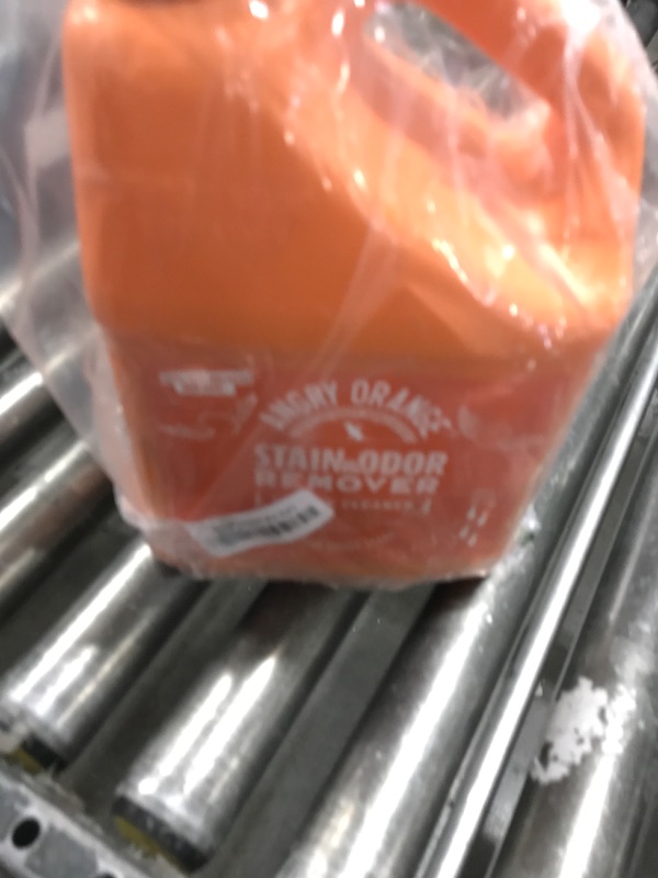 Photo 1 of ANGRY ORANGE Pet Stain Remover for Dog Urine and Stains - Enzyme Cleaner - Citrus - 1 Gallon