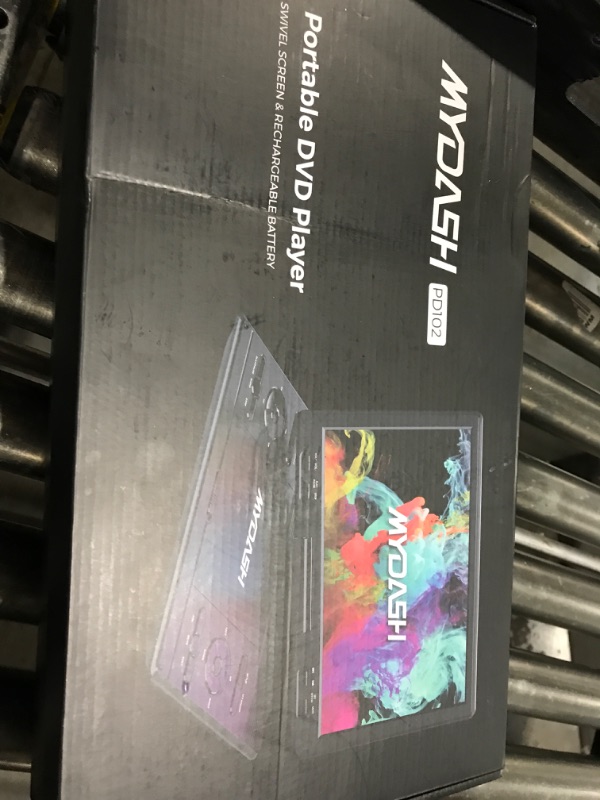 Photo 1 of MYDASH?12.5''?Portable? DVD? Player? with? Swivel ?Screen?–?Rechargeable? Car? DVD? Player,? Portable &?Travel,? Region?Free ?Personal ?DVD ?Player? Portable,? USB/SD ?Support