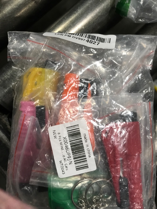 Photo 1 of 8 Pcs Car Window Breaker Tool Keychain,3 in 1 Glass Breaker and Seatbelt Cutter & Survival Whistle, Emergency Keychain Car Escape Tool Applicable to All Cars, Car Accessories