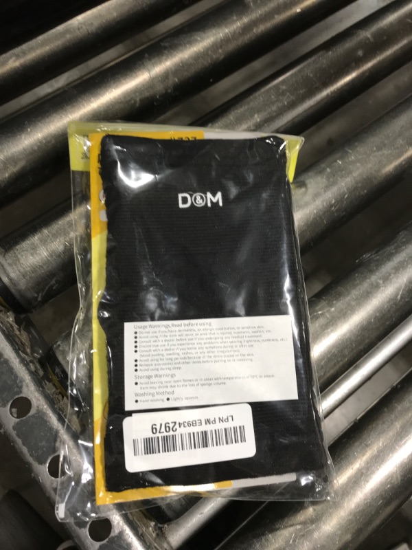 Photo 1 of D&M Elbow Pad Sleeve, 12mm Thick pad, 1pc, Made in Japan, 737 (Black, M)