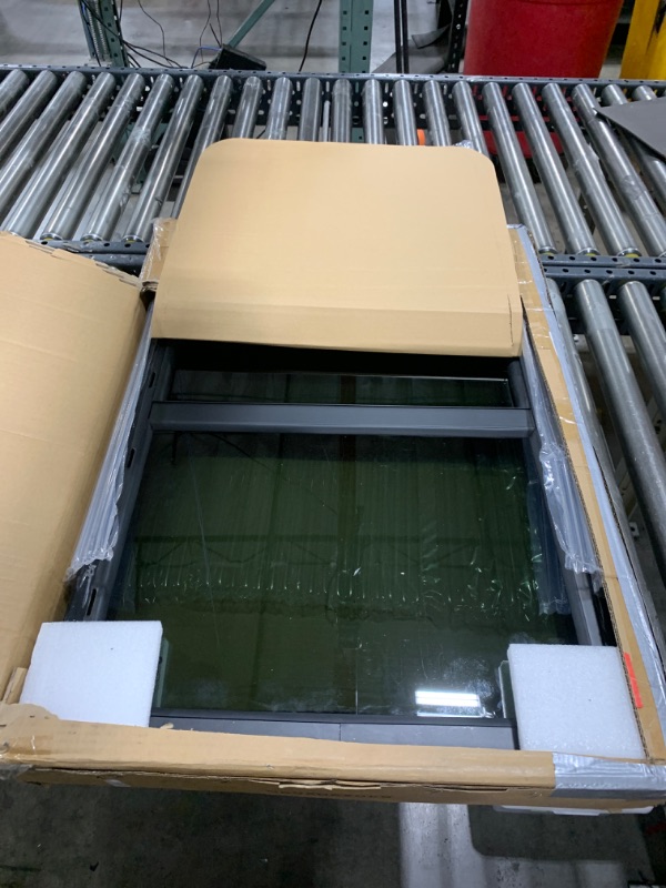 Photo 1 of Horizontal RV Window, 30" W x 20" H Tinted Sliding RV Window with Net Screen and Trim Ring, Suitable for 1" or 1-1/2" Thickness Wall