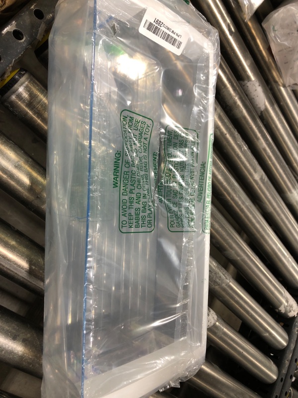 Photo 1 of Bosch 00671179 Genuine OEM Door Shelf Bin (Clear) for Bosch Refrigerators