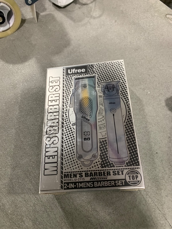 Photo 1 of Ufree Hair Clippers for Men, Professional Clippers and Trimmers Set, Cordless Clippers for Hair Cutting, Beard Trimmer, Barber Clippers, Rechargeable Electric Shaver, Gifts for Men