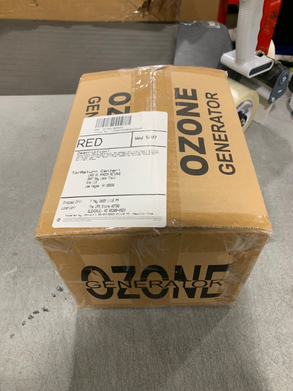 Photo 1 of PowerScale Ozone Generator 90,000mg/h O3 Intelligent Control Ozone Odor Eliminator Commercial Ozone Machine Odor Removal, For Home, Car, Pet Room - High Capacity Ionizer Ozone Air Purifier, Black