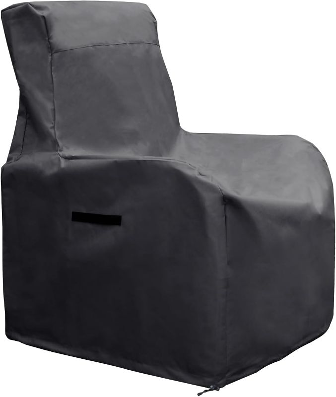 Photo 1 of Skypatio Patio Chair Cover Waterproof, Outdoor Furniture Storage Cover for All Weather Protection (Black)