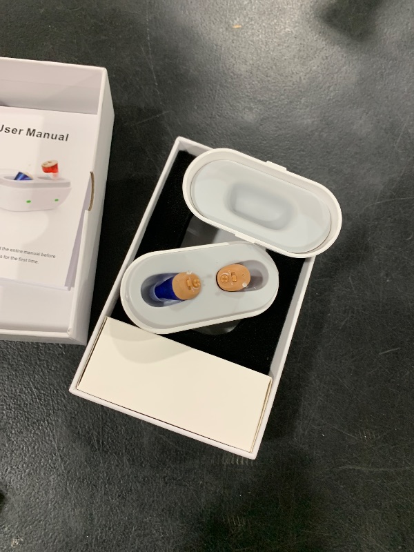 Photo 1 of True Hearing Aids for Seniors Not Amplifier- Noise Cancelling, Rechargeable & Invisible with Magnetic Charging Box