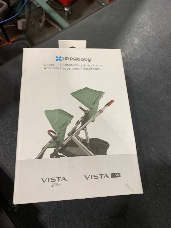 Photo 1 of UPPAbaby Upper Adapter for Vista, Vista V2, and Vista V3 Strollers/ Compatible with Bassinet, Toddler Seat, Aria, Mesa V2, or Mesa Max Infant Car Seats / Quick + Secure Attachment / 1 Set