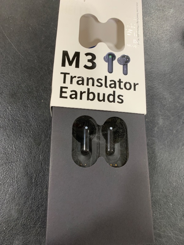 Photo 1 of Timekettle M3 Language Translator Earbuds, Two-Way Translator Device with APP for 40 Languages and 13 Offline Translation Packs, Fast Reaction with Revolutionary Al Semantic Tech, Offline Version