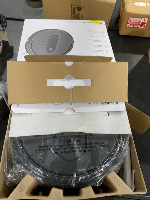 Photo 1 of Vexilar Robot Vacuum,2 in 1 Mopping and Vacuuming, App/Voice/Remote Control,Self-Charging Robotic Vacuum Cleaner,Good for Hard Floor, Low-Pile Carpet, Pet Hair (Small)
