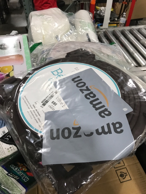 Photo 1 of B? Earth Baby Proofing Edge and Corner Guard Protector Set for Back to School, 20.4 ft Edges & 8 Foam Corners, Furniture and Table Child Baby Proof Bumpers, Pre-Taped Corner Cushions, Coffee Brown