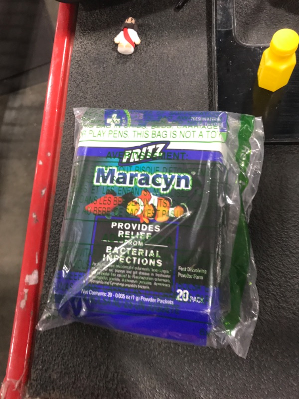 Photo 1 of Fritz Maracyn - for Saltwater and Freshwater gram-Positive Relief from Bacterial gil, Popeye, More - Easy dose Packets, 20 Count