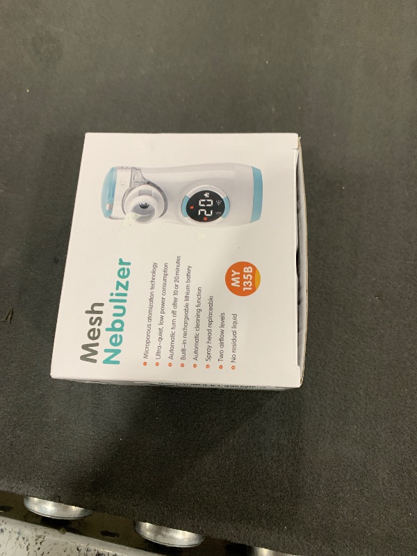 Photo 1 of Misty Nebulizer, Portable Nebulizer with Intuitive LED Interface and Auto-Cleaning, Handheld Nebulizer for Adults Kids