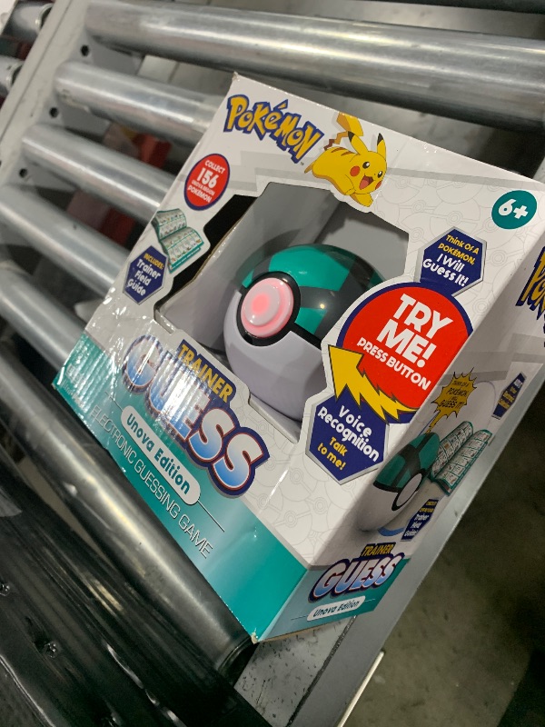 Photo 1 of Ultra PRO Pokémon Trainer Guess: Unova Edition, I Will Guess It! Electronic Voice Recognition Guessing Brain Game Pokemon Go Digital Travel Board Games Toys - Talk to Your Poke Ball